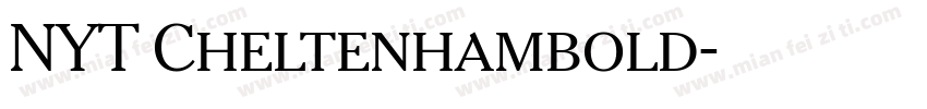 NYT Cheltenhambold字体转换